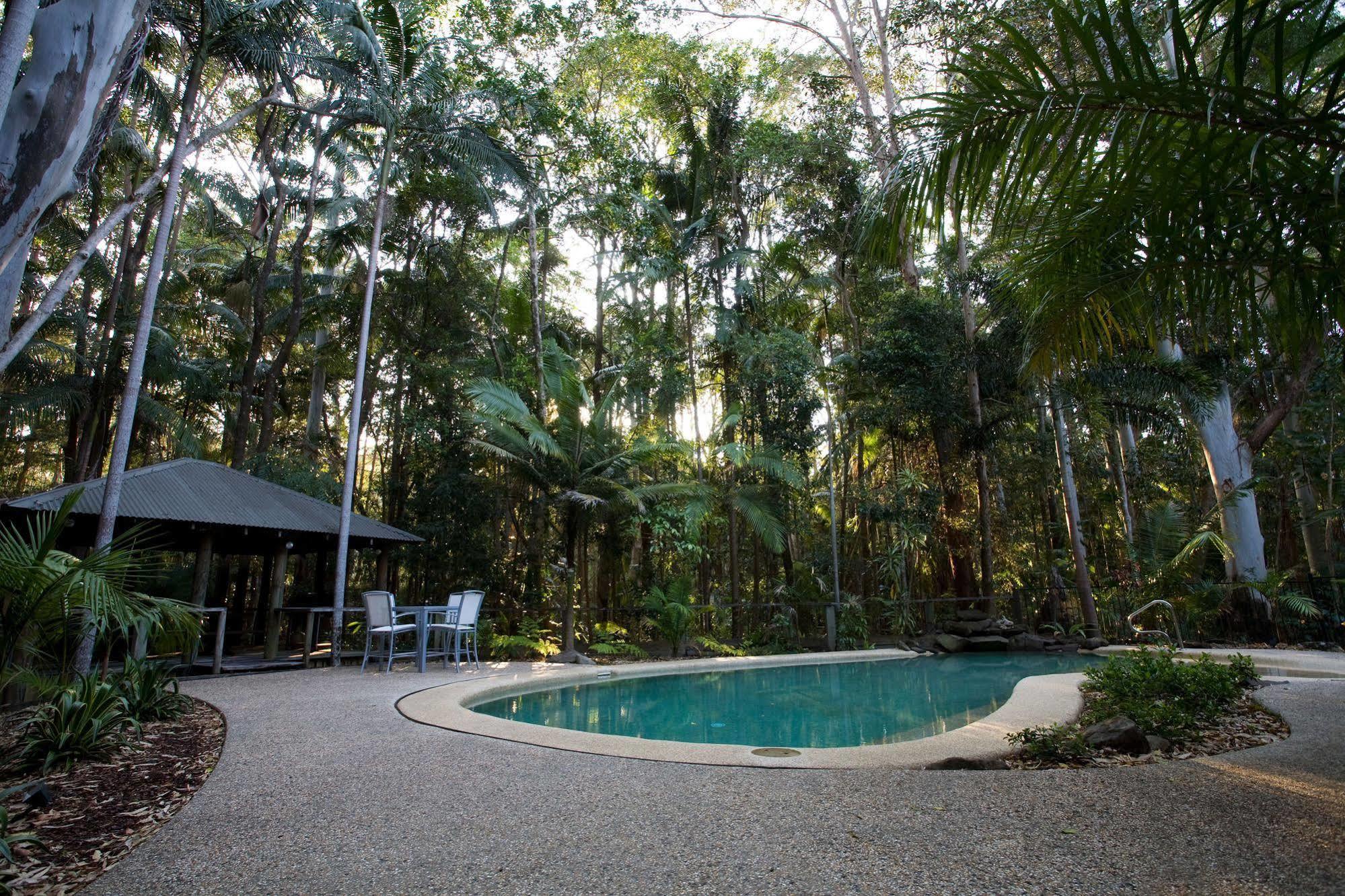 爱茉莉在布德林姆热带雨林小屋酒店 Sunshine Coast 外观 照片